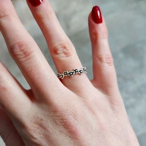 925 sterling silver daisy "I Pick You" ring 7